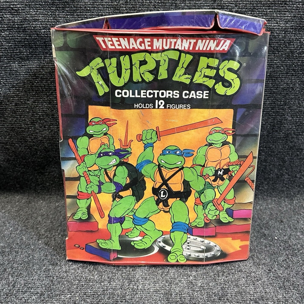 Teenage Mutant Ninja Turtles 20400 Tara Vintage 1988 Collectors Case 12 Figures